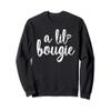 A Lil Bougie Melanin Poppin Black History Christmas Gift Sweatshirt