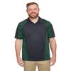 Harriton Men's Snag Protection Plus IL Colorblock Polo XL D CH/D GRN/BLK