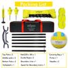 Volleyball Net Outdoor - Portable Volleyball Set for Backyard with Professional Volleyball Net, Wrap Yarn Volleyball and Pump, Boundary Line, Carry Bag view 2