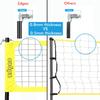 Volleyball Net Outdoor - Portable Volleyball Set for Backyard with Professional Volleyball Net, Wrap Yarn Volleyball and Pump, Boundary Line, Carry Bag view 4