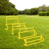 ASENVER 4 Height Adjustable Speed Training Hurdles Fitness & Speed Training Equipment (Set of 5) view 4