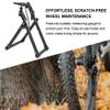 Greensen Wheel Truing Stand, Wheel Tire Foldable Home Mechanic Truing Stand Professional Mountain Road Rim Maintenance Tool Suitable for 25 to 27in Wheels view 2