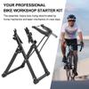 Greensen Wheel Truing Stand, Wheel Tire Foldable Home Mechanic Truing Stand Professional Mountain Road Rim Maintenance Tool Suitable for 25 to 27in Wheels view 3