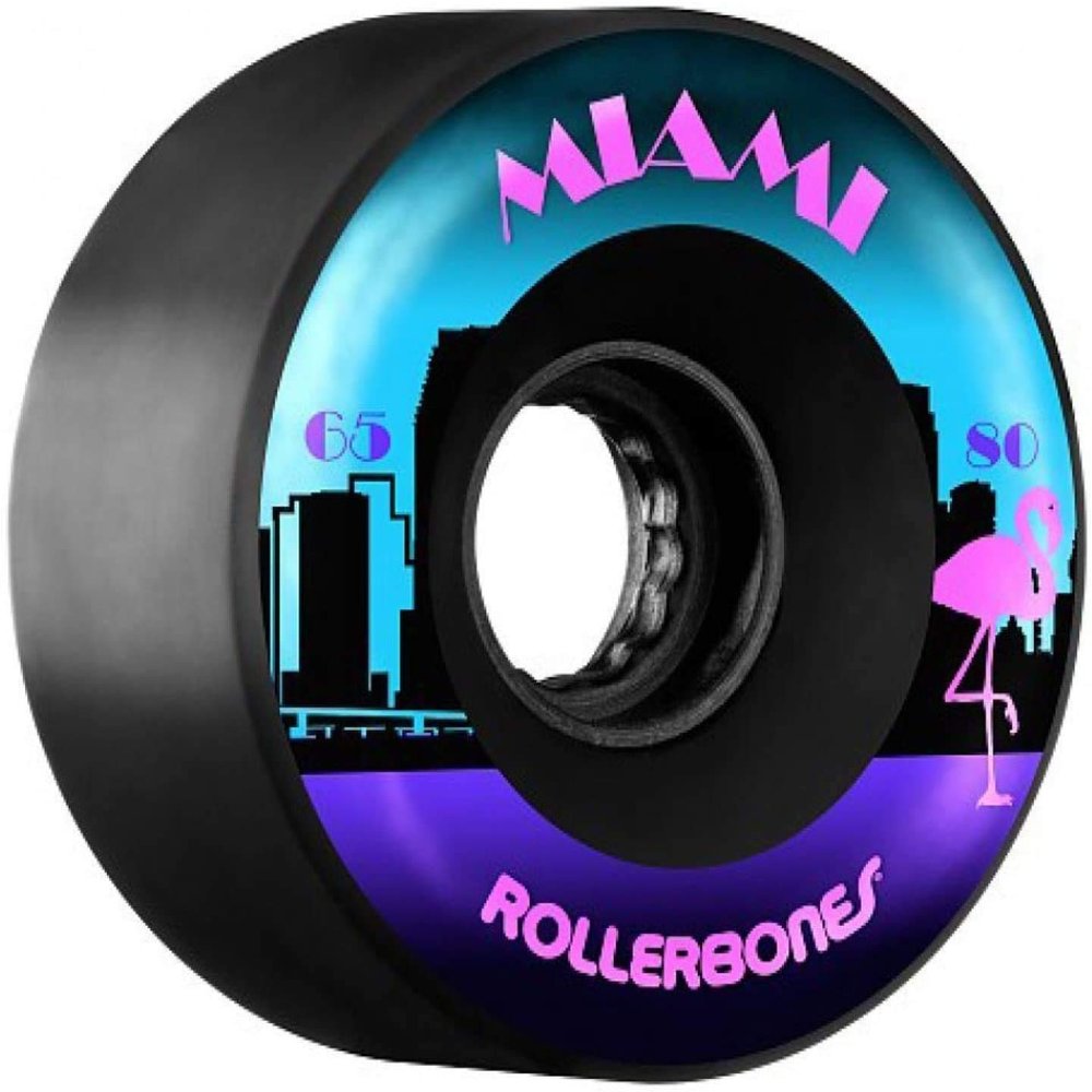 Miami Bones Outdoor Roller Skate Wheels (Set of 8)