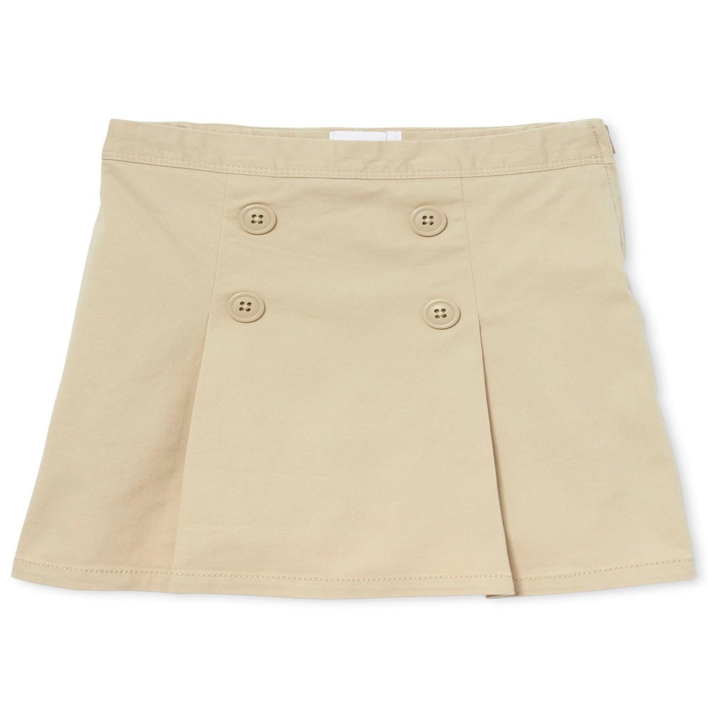 The Children's Place Girls' Uniform Button Skort Sandy 12