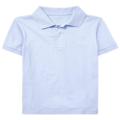 The Children's Place Boys' Uniform Soft Jersey Polo, Brook, XS (4)