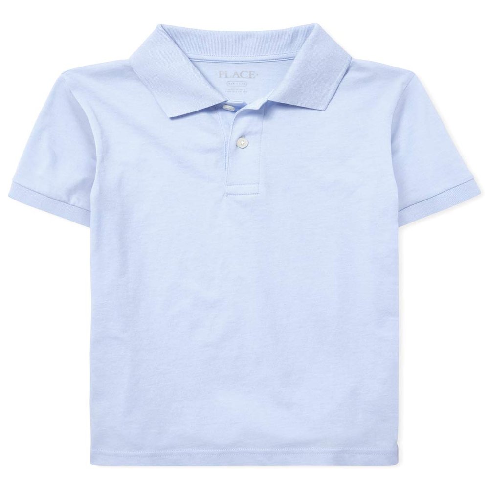 The Children's Place Boys' Uniform Soft Jersey Polo, Brook, XS (4)