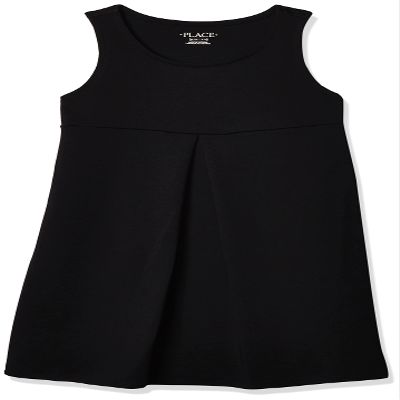 The Children's Place Girls' Uniform Ponte Knit Jumper Black XXL (16)