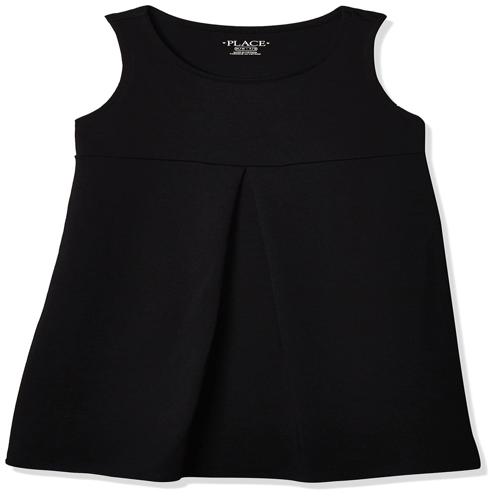 The Children's Place Girls' Uniform Ponte Knit Jumper Black XXL (16)