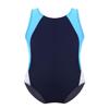 iiniim Kids Girls Athletic Sports One-Piece Swimsuit Swimwear Racer Back Cutouts Swim Top Surfing Bathing Suit Sky_Blue 6 view 1