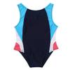iiniim Kids Girls Athletic Sports One-Piece Swimsuit Swimwear Racer Back Cutouts Swim Top Surfing Bathing Suit Sky_Blue 6 view 3