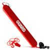 ASA TECHMED Durable Lifeguard Rescue Tube - Heavy Duty Construction, Multiple Sizes, Closed Cell NBR Foam, Waterproof Vinyl, 6-Foot Towline Strap, 50 Inch view 1