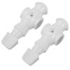 Table Football Men Player,2Pcs Athlete Foosball Soccer,Machine Replacement Dolls Indoor Games with Light Weight and Standard Size,White view 2