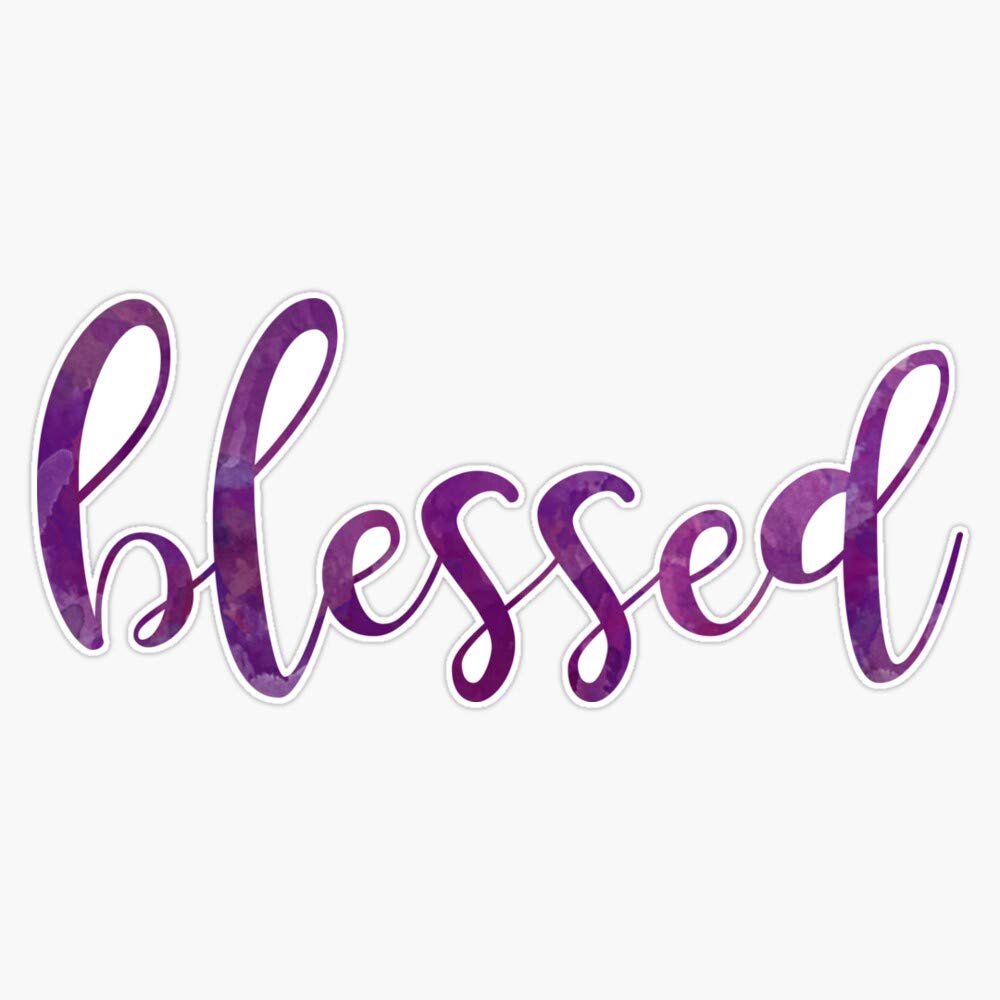 Blessed Vinyl Waterproof Sticker Decal Car Laptop Wall Window Bumper Sticker 5"