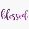 Blessed Vinyl Waterproof Sticker Decal Car Laptop Wall Window Bumper Sticker 5" view 1