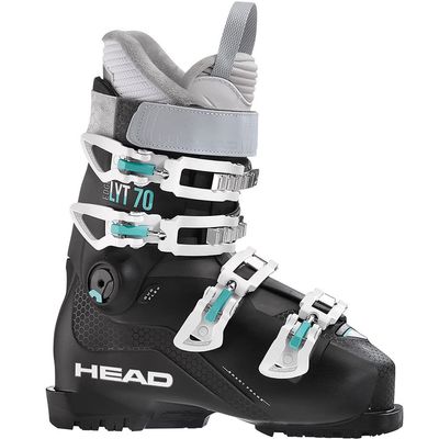HEAD Womens Edge LYT 70 W Grip Walk Smart Frame Lightweight Easy-Entry Freeride Ski Boots, Black/Anthracite, 245
