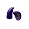 Helmet Flair MagNeatOhz Small Purple Devil Horns for Helmet | Made in USA | Magnetic & Interchangeable Horns for Motorcycle, Bike & Ski Helmets - Pair view 2
