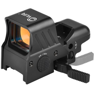 CVLIFE Upgraded Quick-Detach Picatinny Mount for Red Dot Sight,Multiple Reticle System Open Reflex Sight, 33mm Wide Objective Diameters Red Dot Optics with Fully Multi-Coated Lenses.