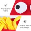 Amosfun Halloween Party Hat French Fries Shape Headpiece Costume Photo Prop for Kids and Adults Food Theme Accessory view 4