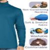Men's Long Sleeve Turtleneck Heather Gray 2X view 4