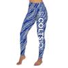 Zubaz NFL Women's Diagonal Streak Leggings, Indianapolis Colts Small view 1