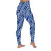 Zubaz NFL Women's Diagonal Streak Leggings, Indianapolis Colts Small view 2