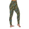 Zubaz NFL Women's Diagonal Streak Leggings, Jacksonville Jaguars X-Small view 2