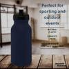 DISCOUNT PROMOS 20 oz. Water Bottles with Push Cap Set of 10, Bulk Pack - Perfect for Gym, Hiking, Camping, Outdoor Sports - Navy Blue view 4