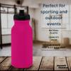 DISCOUNT PROMOS 20 oz. Water Bottles with Push Cap Set of 10, Bulk Pack - Perfect for Gym, Hiking, Camping, Outdoor Sports - Neon Pink view 4