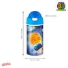 3D LiveLife Drinking Bottle - You are Here from Deluxebase. Space 20oz Tumbler with Lenticular 3D Image, BPA Free Reusable Water Bottle with Easy to Use Straw Lid. view 3