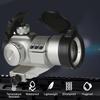 Tactical Scope Reflex Stinger 4 MOA Red - Green Dot Sight with Picatinny Mount (Silver) view 2