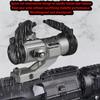 Tactical Scope Reflex Stinger 4 MOA Red - Green Dot Sight with Picatinny Mount (Silver) view 4