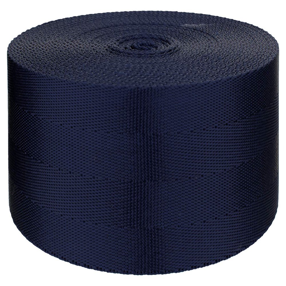 Country Brook Design 2 Inch 4 Panel Navy Blue Light Weight Nylon Webbing Closeout, 50 Yards