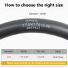 2-PCS 27.5" Heavy Duty Bike Tubes 27.5x1.75/2.40 FV48MM Presta Valve 45/62-584 Inner Tubes Compatible with 27.5x1.75/1.90/1.95/2.10/2.125/2.20/2.25/2.30/2.35/2.40 Bike Bicycle Tires Tubes view 2