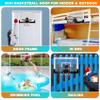 TREYWELL Indoor Basketball Hoop Boys Gifts for Teens and Adults Door Room Basketball Hoop Mini Hoop with Electronic Scoreboard, 3 Balls and Batteries Basketball Toys for 8 9 10 11 12 view 4