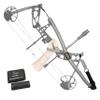 Sunya Paracord Compound Bow Sling with V2 Upgraded Magnetic Connection System. Lightweight Hands Free Shoulder Carrying Sling for Bow Hunting, Field Archery and 3D (Mathews Metal Green) view 1
