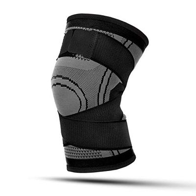 dadad Knee Pads Indoor and Outdoor Sports Knee Pads commonly Used Elastic Knee Pads Support Sleeve Basketball Volleyball Protective Gear Training Fitness,1 Piece Black,S