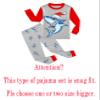 KikizYe Christmas Shark Baby Boys Long Sleeve Pajamas 100% Cotton Pjs Holiday Grey Sleepwears Infant Size 18-24 Months view 2