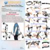 Sunya Paracord Compound Bow Sling with V2 Upgraded Magnetic Connection System. Lightweight Hands Free Shoulder Carrying Sling for Bow Hunting, Field Archery and 3D (Orange Flame Camo) view 2