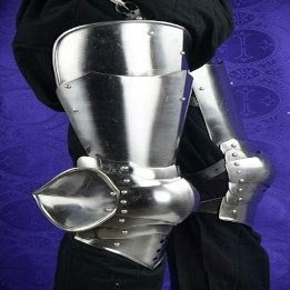 15th Century Reenactment Steel Leg Guard 18 Gauge Steel German Medieval Gothic Leg Armor