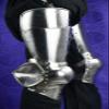 15th Century Reenactment Steel Leg Guard 18 Gauge Steel German Medieval Gothic Leg Armor view 1