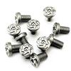 1911 Grip Screws, 4 O Rings, T10 Torx Key, Fancy Silver 1911 Screws view 3