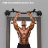 Pull-Up Bars AGYH Wall-Mounted Horizontal Bar, Home Bar Bar, Abdominal Muscles, Chest Muscles and Arm Training Equipment, with Gymnastic Rings view 2