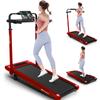 ANCHEER Walking Pad Treadmill with 12% Incline&Adjustable Height, 4 in 1 Under Desk Treadmills with Desk Workstation, Foldable Treadmill for Home 300lb,3 Type Control (Henna) view 1