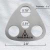 GOLDACE Stainless Steel Camping Gear and Equipment - Campfire Cooking Accessories Set - Radiate Portable Round Cookware - Dutch Oven Camping Cookware - Outdoor Camp Tripod Cooking, Silver view 2