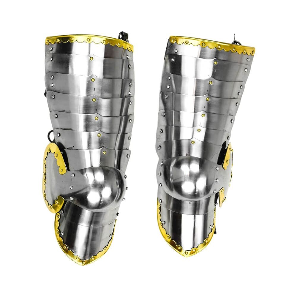 Nautical-Mart Polish Winged Hussar Leg Armor Set - 18 Gauge Steel Halloween Costume