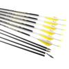 Pinals Archery 300 340 400 Spine Carbon Arrows for Compound Bows Traditional Recurve Bow Longbow 30 Inch Shafts Hunting Target Arrow 12PCS Spine 340 view 1