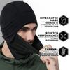 Helmet Liner Skull Cap Beanie with Ear Covers for Men&Women - Ultimate Thermal and Moisture Wicking for Running Cycling Ski&Winter Sports - Fits Under Helmets (Grey&White) view 3