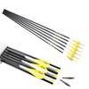 Pinals Archery 300 340 400 Spine Carbon Arrows for Compound Bows Traditional Recurve Bow Longbow 30 Inch Shafts Hunting Target Arrow 12PCS Spine 300 view 2