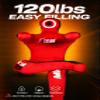 Un-Filled Grappling Dummy Wrestling Dummy Jiu Jitsu Dummy for BJJ MMA Judo Karate Practice Adult Kids and Youth Training Tackling Dummies - Red, 5ft / 60" view 3